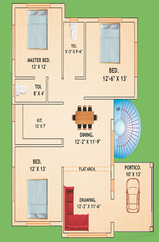 Simplex2 Floor Plan
